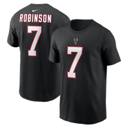 Nike Men's Nike Bijan Robinson Black Atlanta Falcons Name & Number T-Shirt