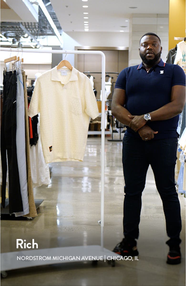 Blackjack Negroni Organic Cotton Polo Sweater, sales video thumbnail