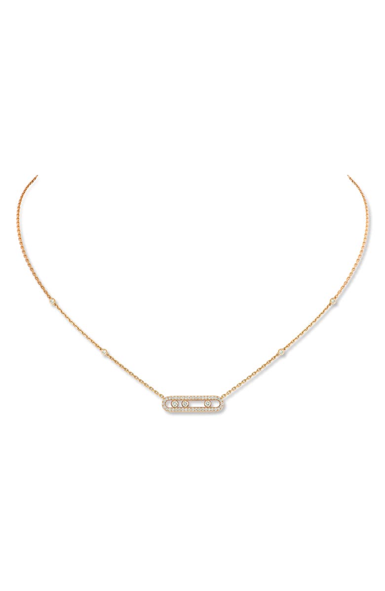 Messika Baby Move Diamond Necklace, Main, color,