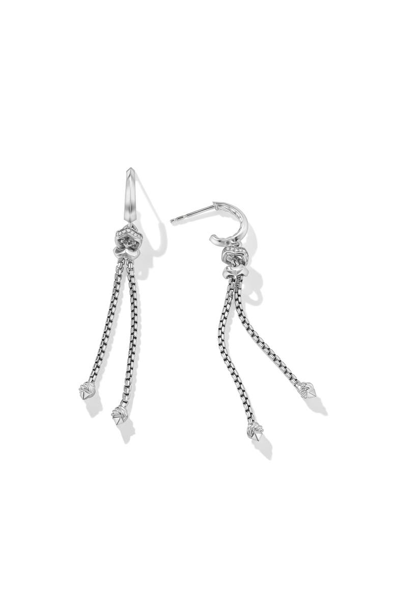 David Yurman Stax Zigzag Chain Drop Earrings, Alternate, color, 