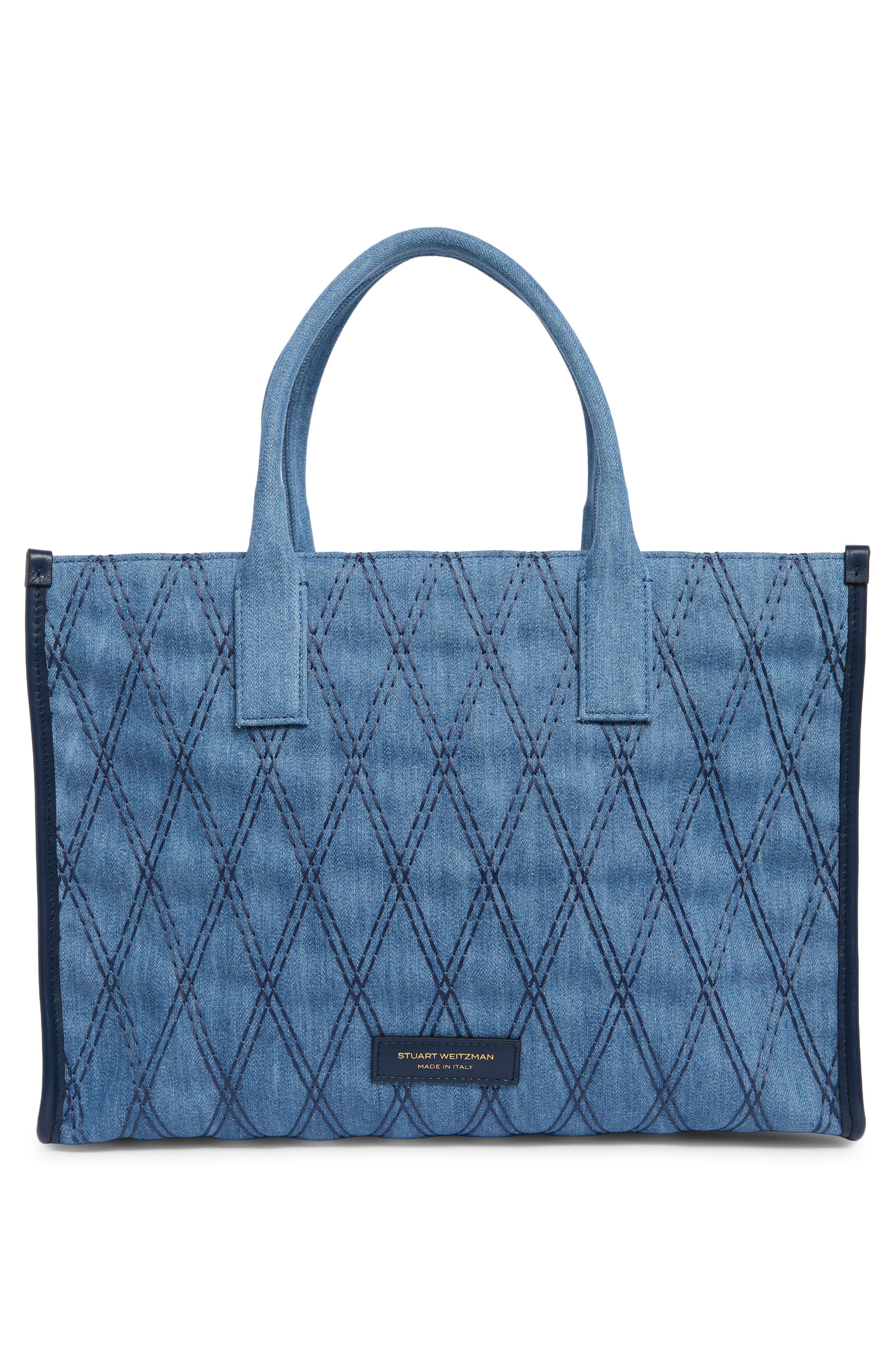 Stuart Weitzman Quilted Tote Bag, Alternate, color, 
