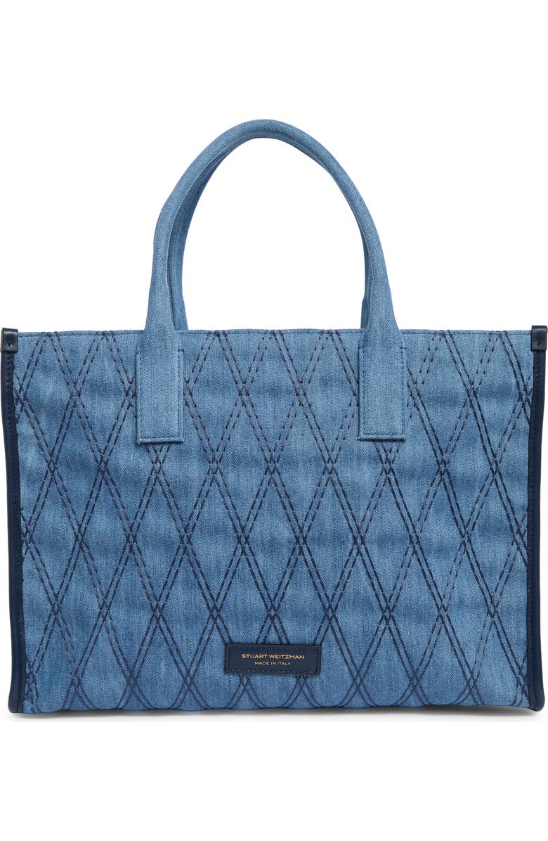 Stuart Weitzman Quilted Tote Bag, Alternate, color,