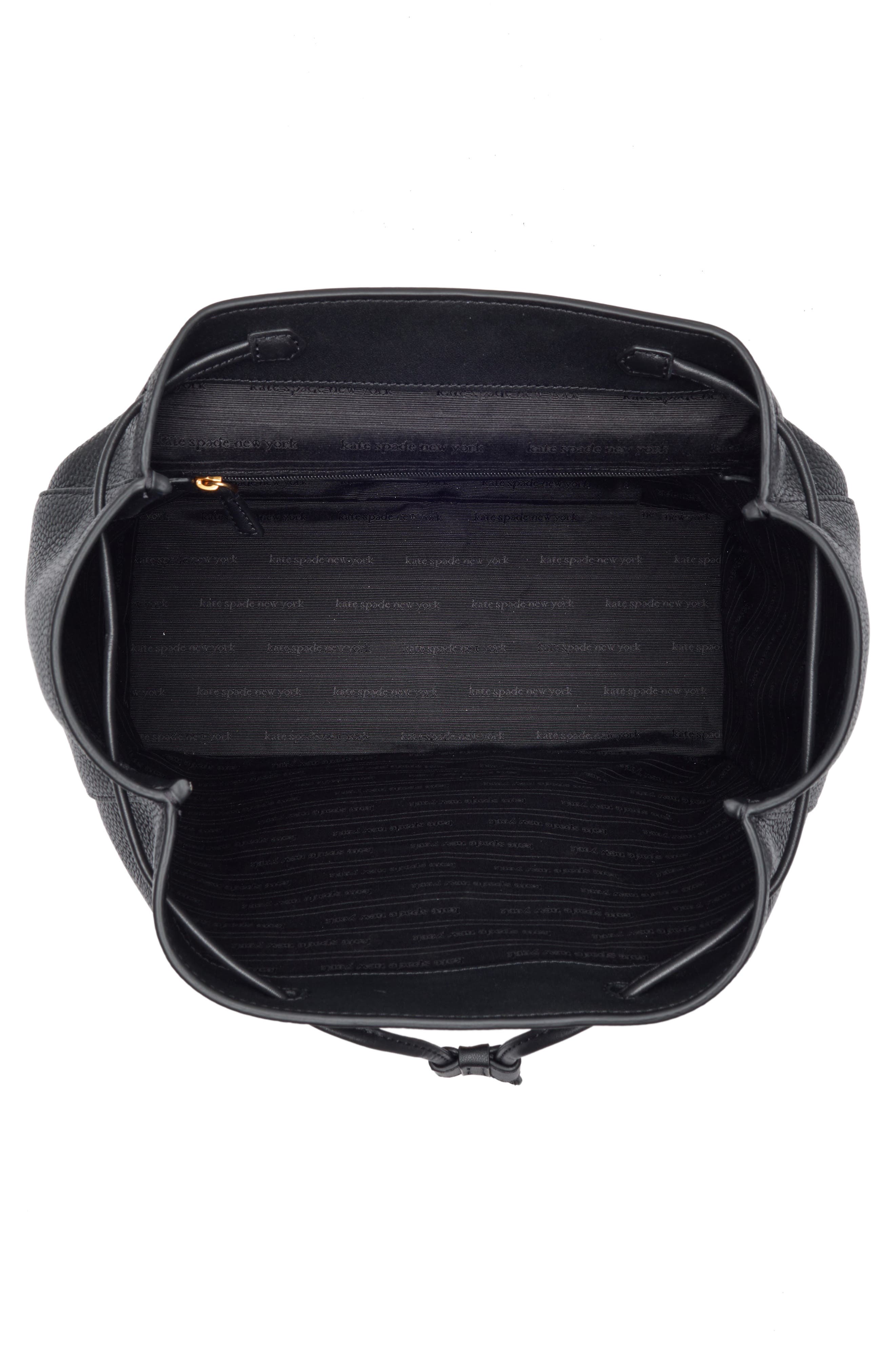 Small York Backpack, Alternate, color, BLACK