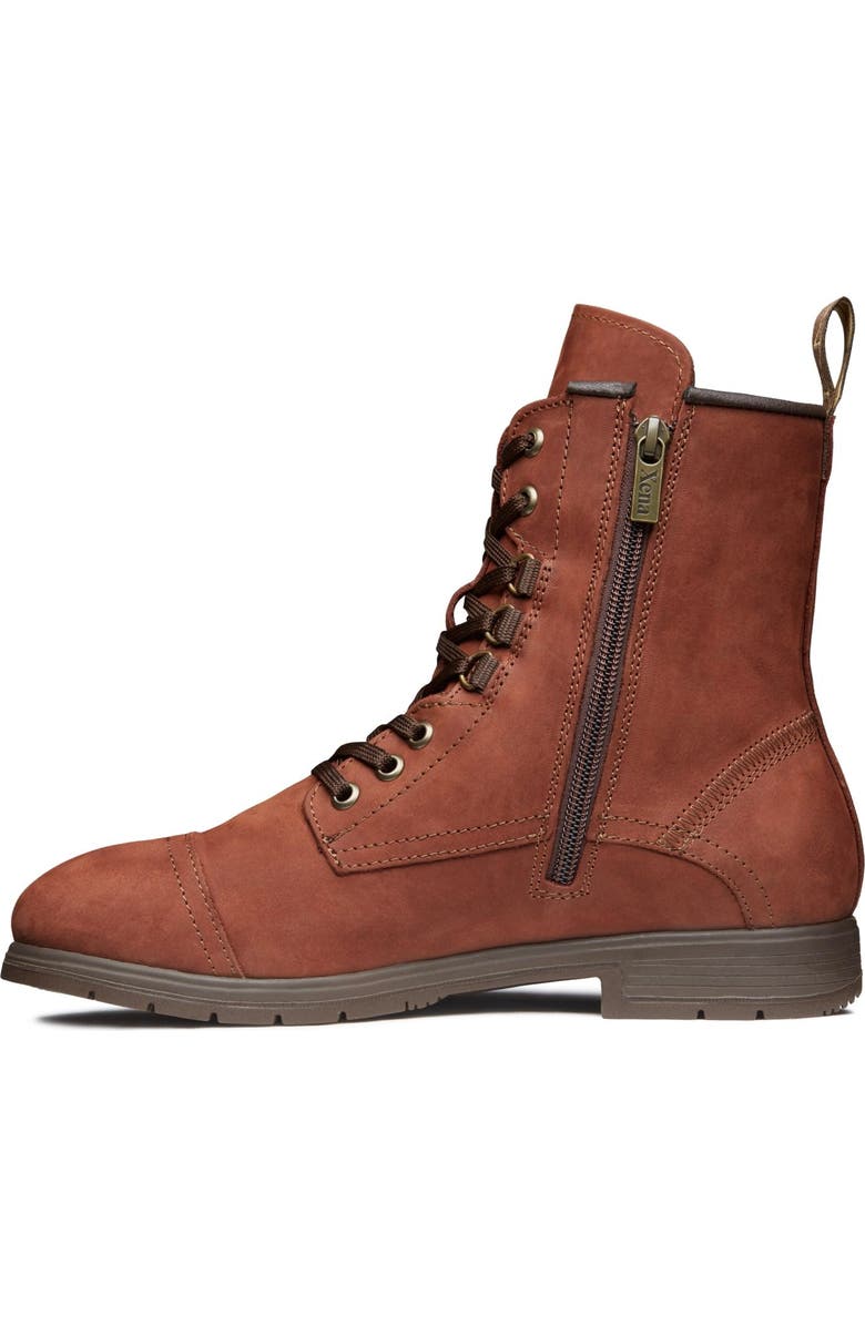 Xena Workwear Spice Steel Toe Combat Safety Boot, Alternate, color, Auburn