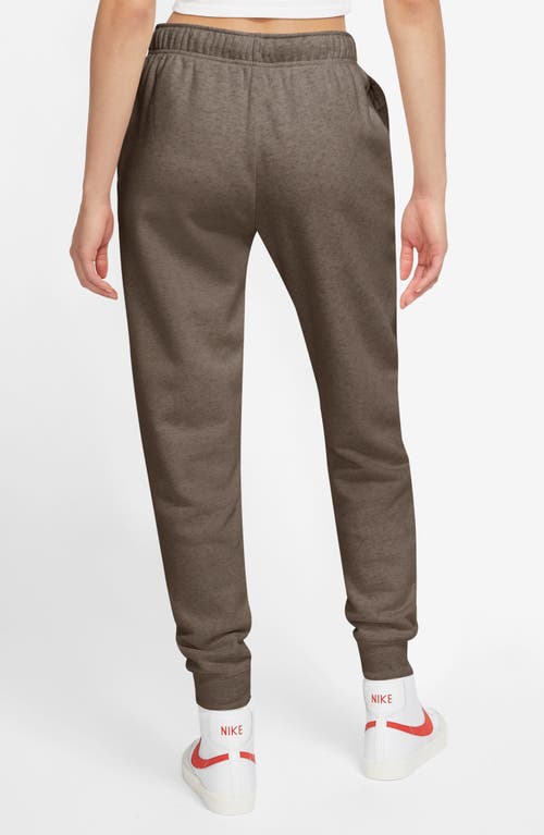 Nike Sportswear Club Fleece Joggers In Mink Brown/htr/white