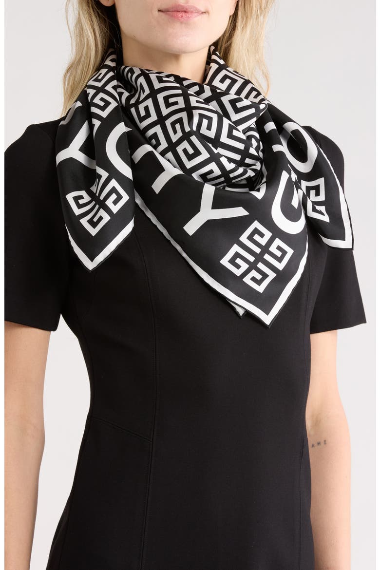 Givenchy 4G Small Silk Square Scarf (Women) | Nordstromrack