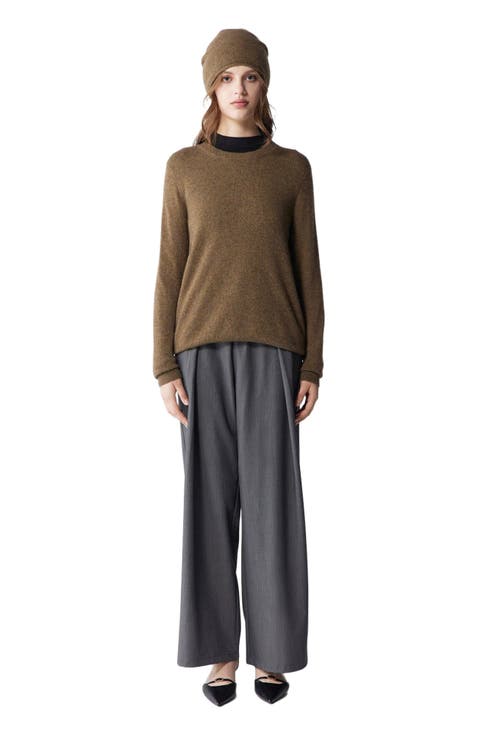 $99 Cashmere Hat & Sweater Set