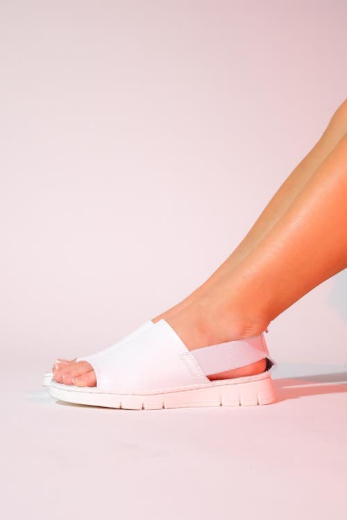 Forever & Always Shoes Londoi Elastic Strap Leather Sandal