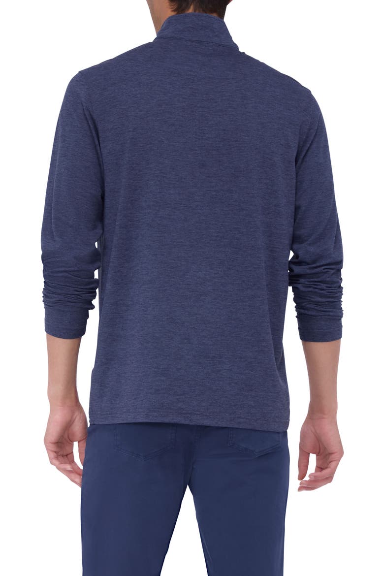 Quarter Zip Performance Pullover, Alternate, color, NAVY