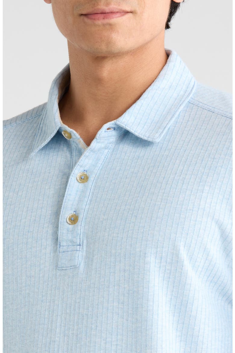LUZIA BEACH POLO, Alternate, color, DUSK BLUE HEATHER