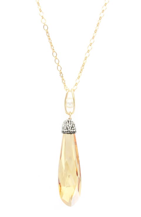Quinn Crystal Pendant Necklace