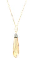 OLIVIA WELLES Quinn Crystal Pendant Necklace