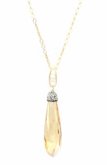 OLIVIA WELLES Quinn Crystal Pendant Necklace