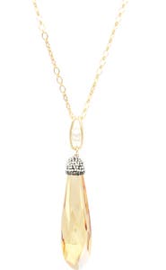 OLIVIA WELLES Quinn Crystal Pendant Necklace