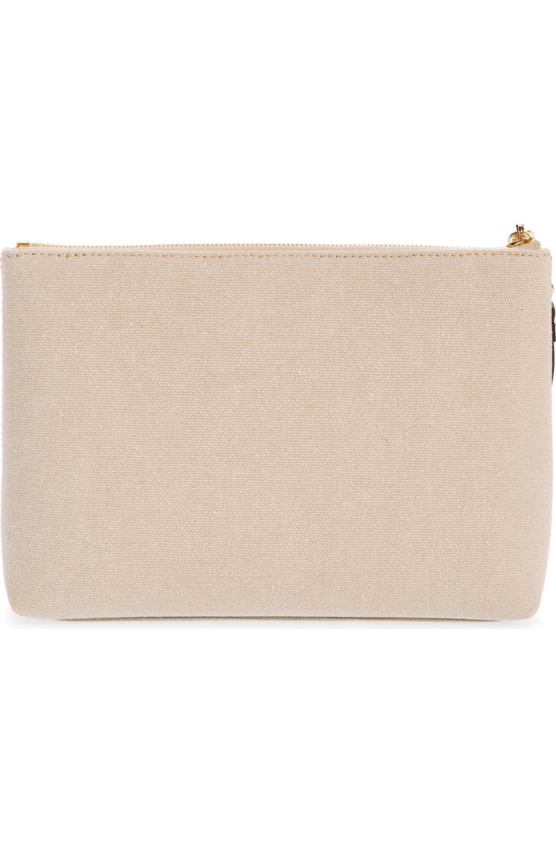Givenchy Logo Canvas Travel Pouch, Alternate, color,
