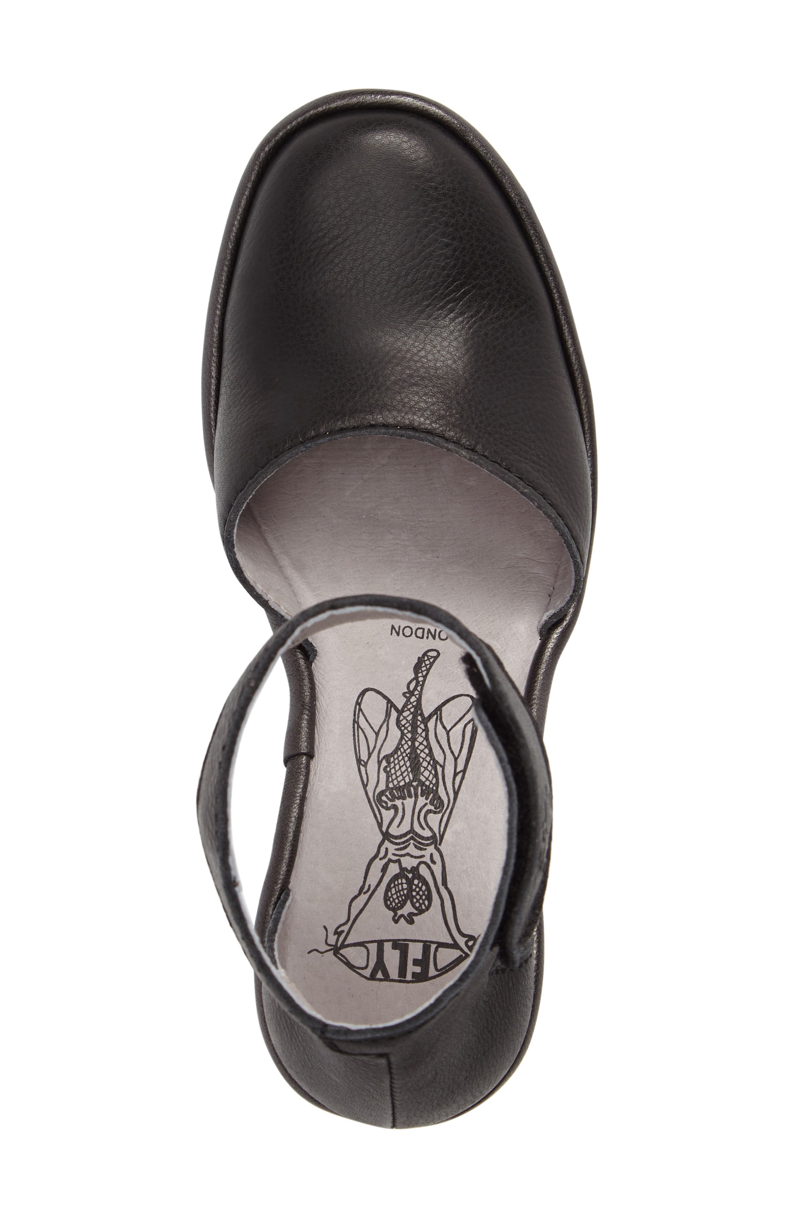 Yand Wedge Pump, Alternate, color, BLACK LEATHER