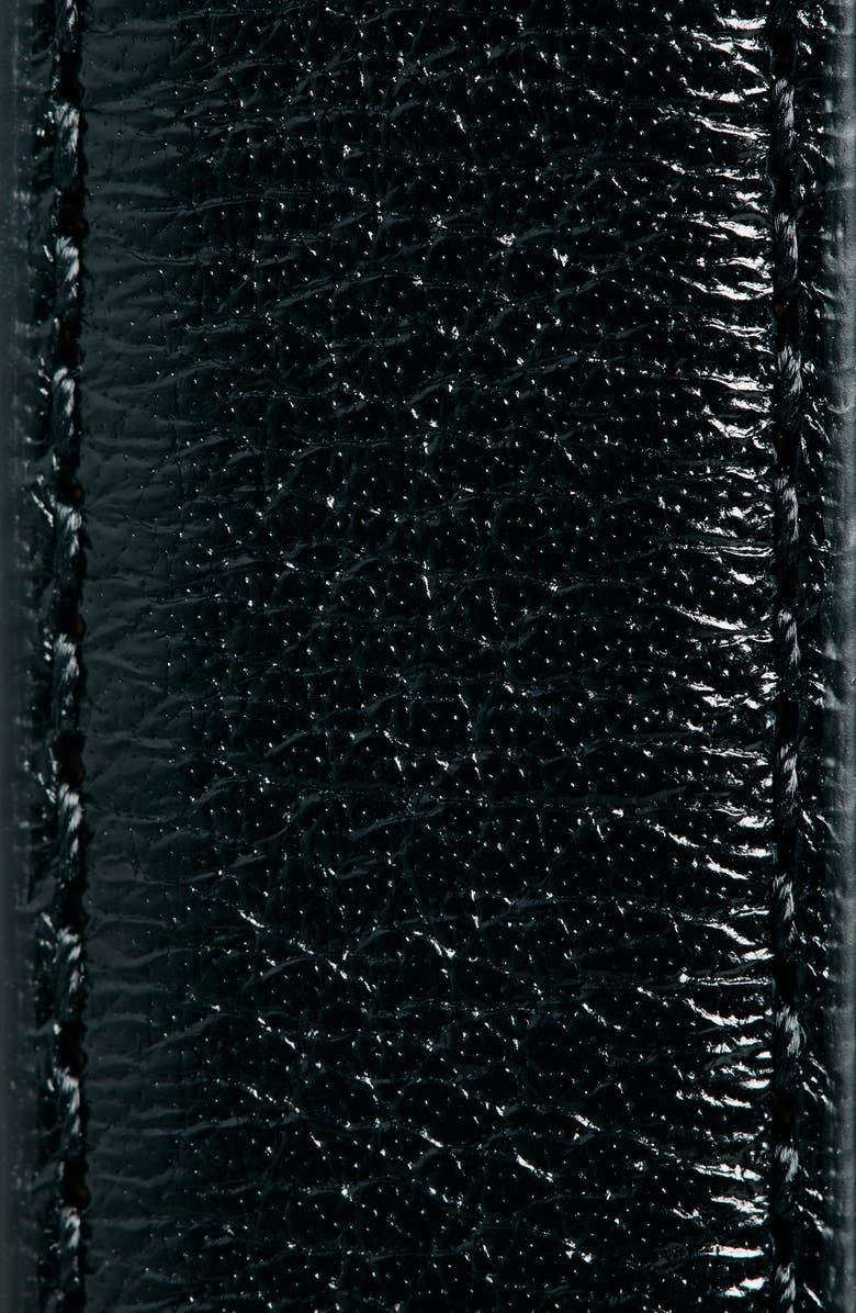 Balmain T-Bar Leather Belt, Alternate, color, 0Pa Black