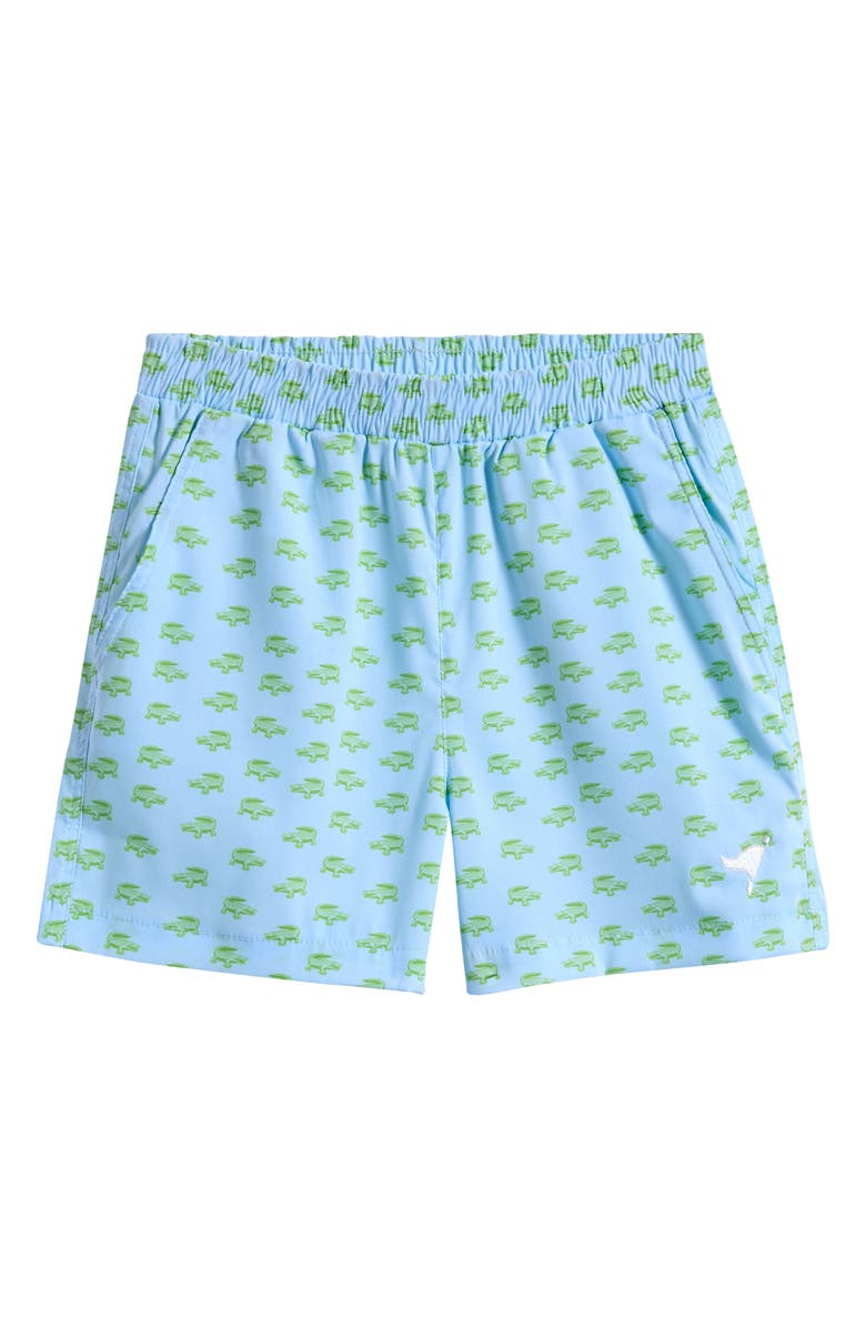 AMERICAN FIT Kids' Alligator Print Shorts, Main, color, Pastel Blue