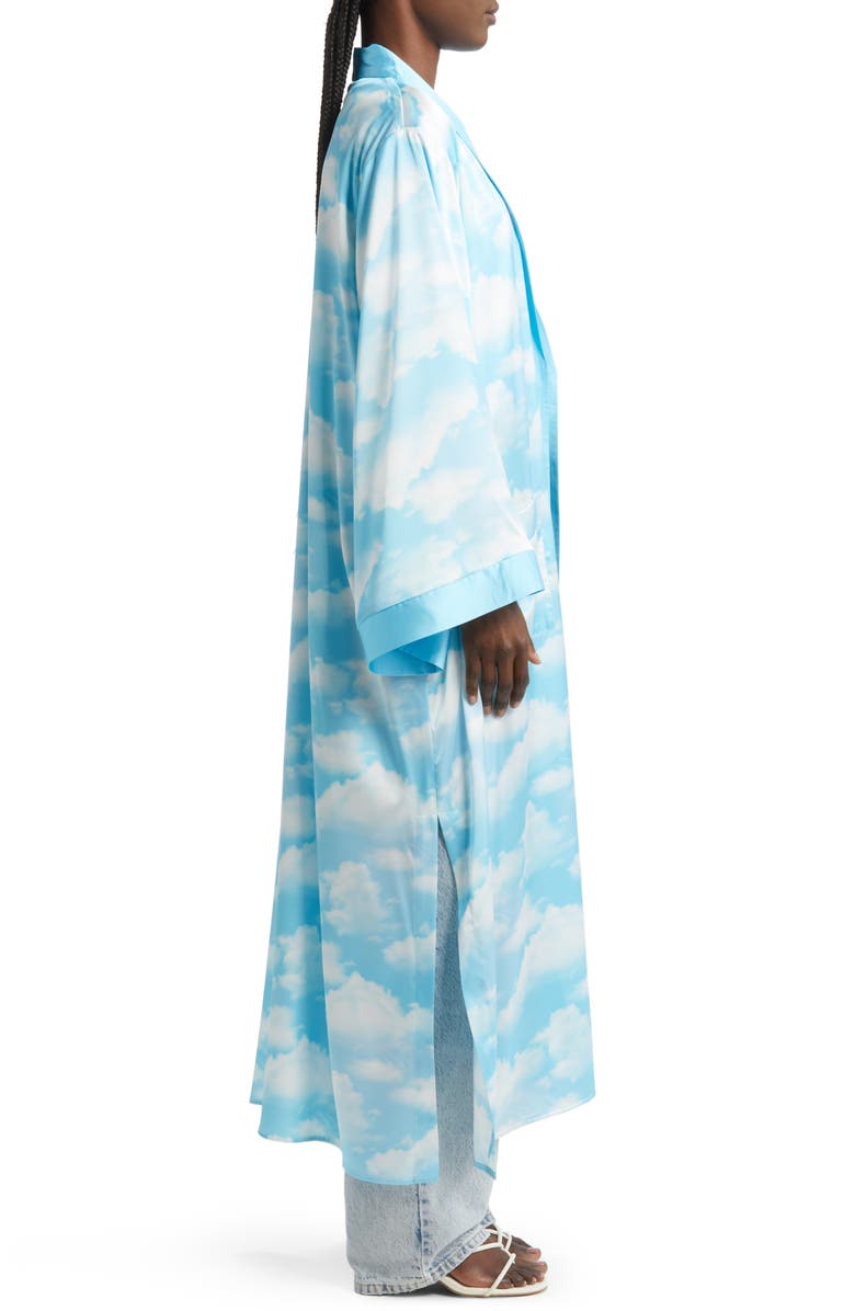 Dressed in Lala Tie Waist Satin Overlay, Alternate, color, 