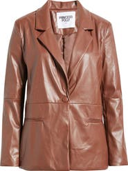 Princess Polly Morrison Faux Leather Blazer