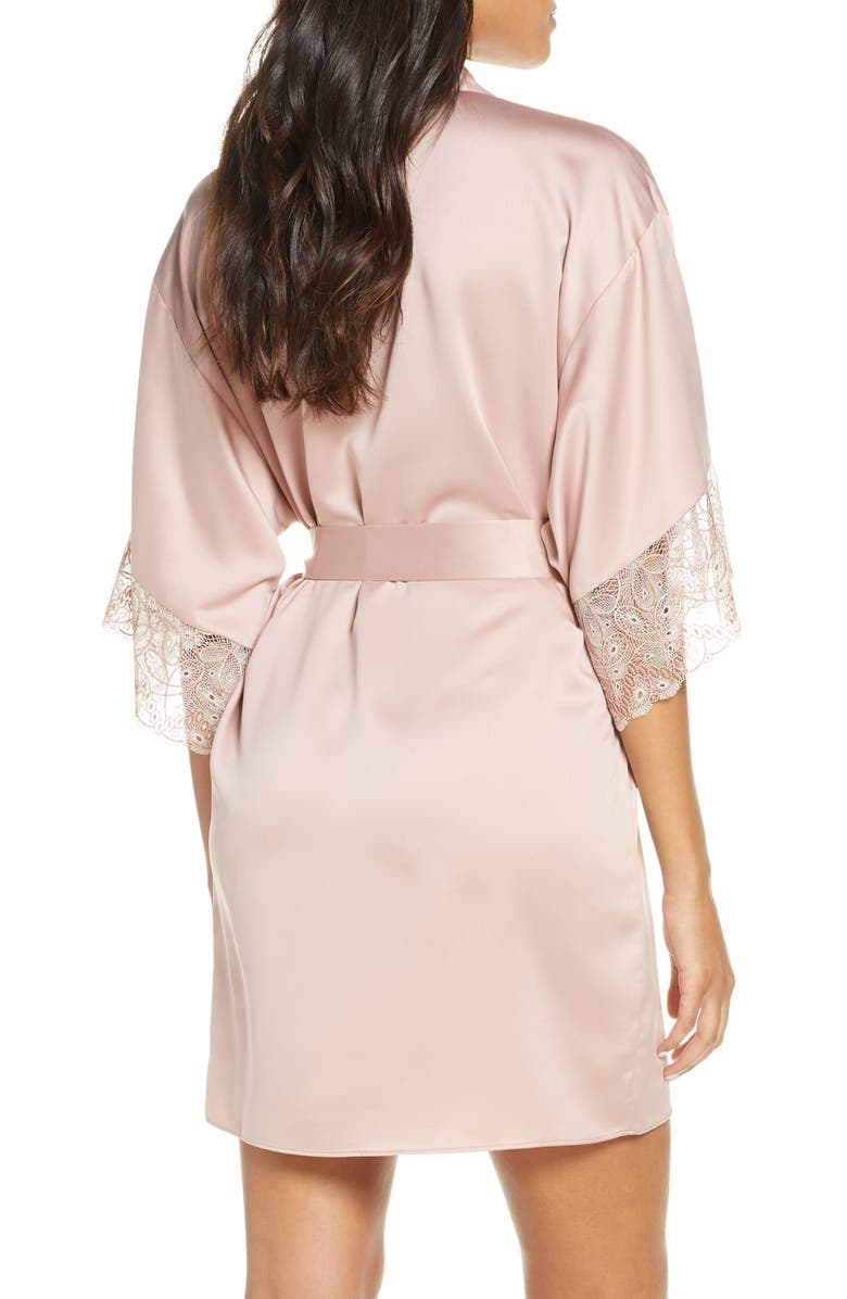 Flora Nikrooz Ada Satin Robe, Alternate, color,