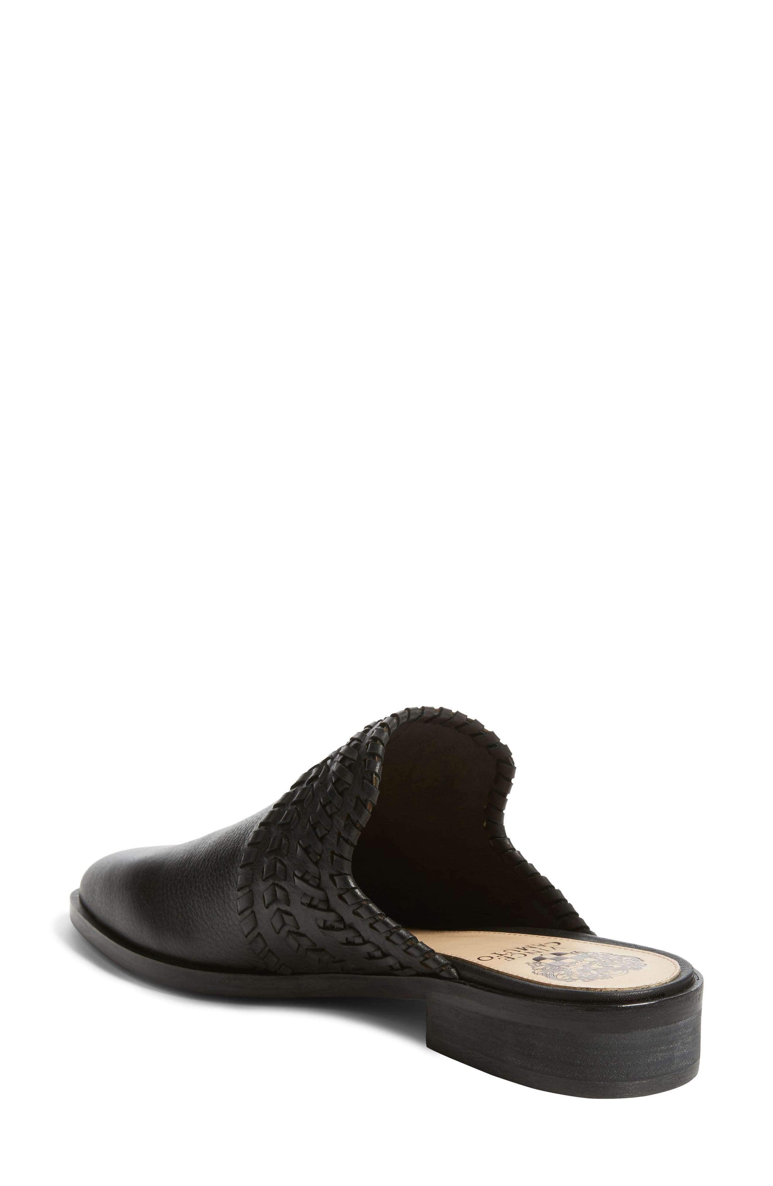 Sona Mule, Alternate, color, BLACK LEATHER