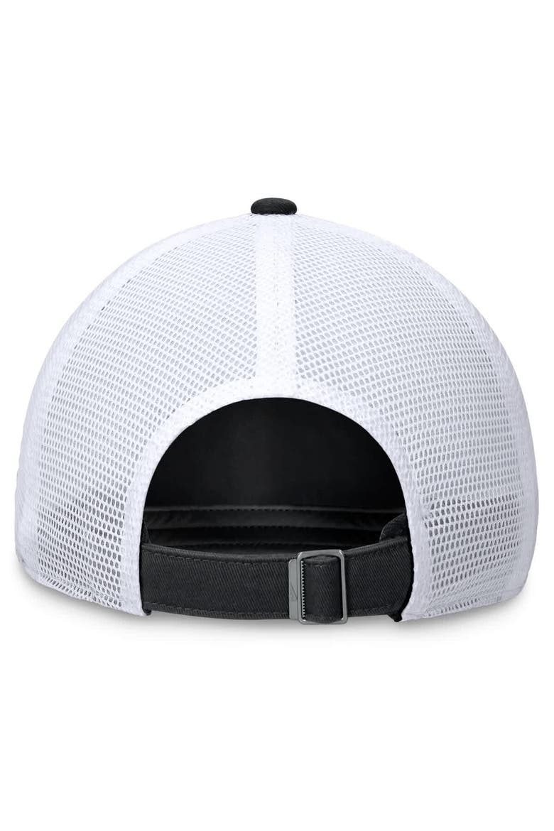 Men's Nike Black Miami Marlins Wordmark Adjustable Trucker Hat, Alternate, color, Black