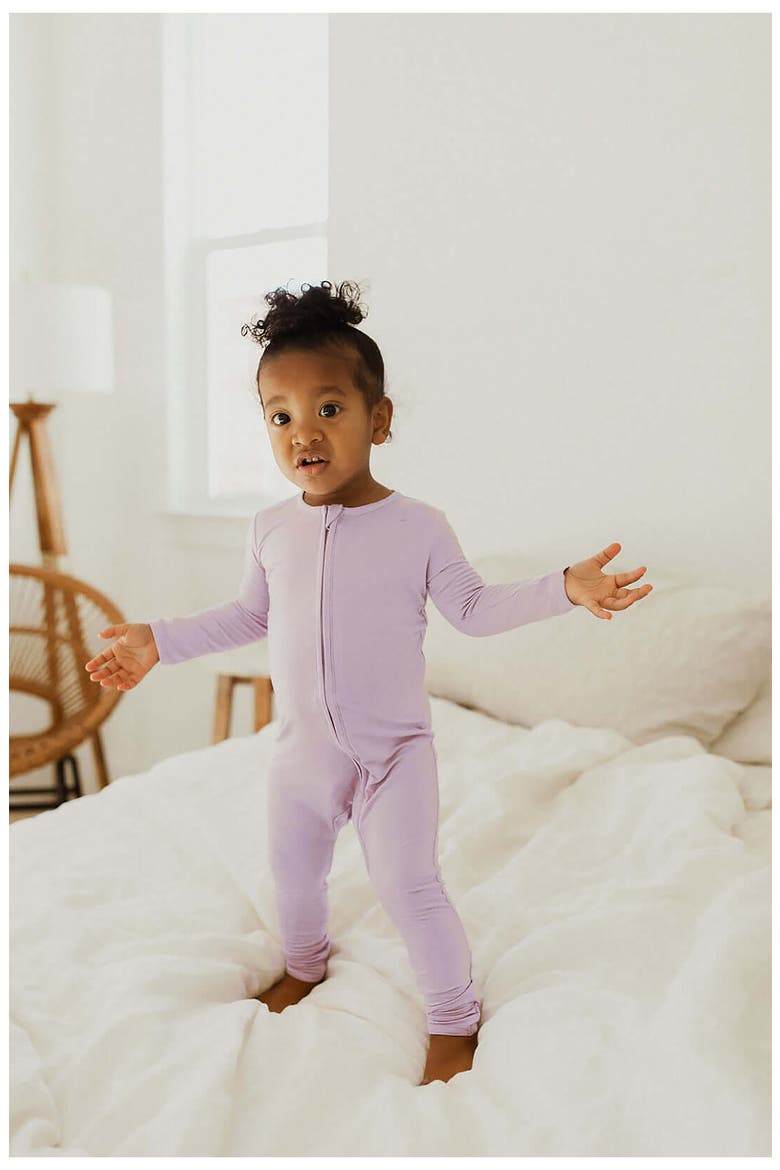 Solid Convertible Footie, Alternate, color, LAVENDER