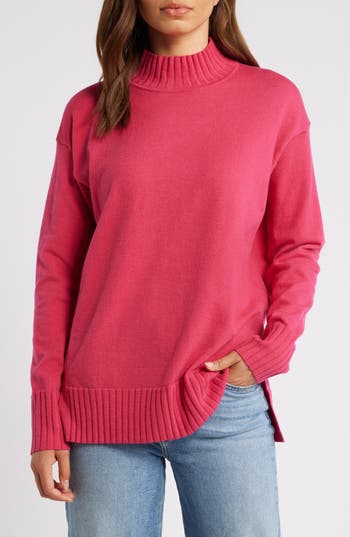 CASLON CASLON® MOCK NECK TUNIC SWEATER