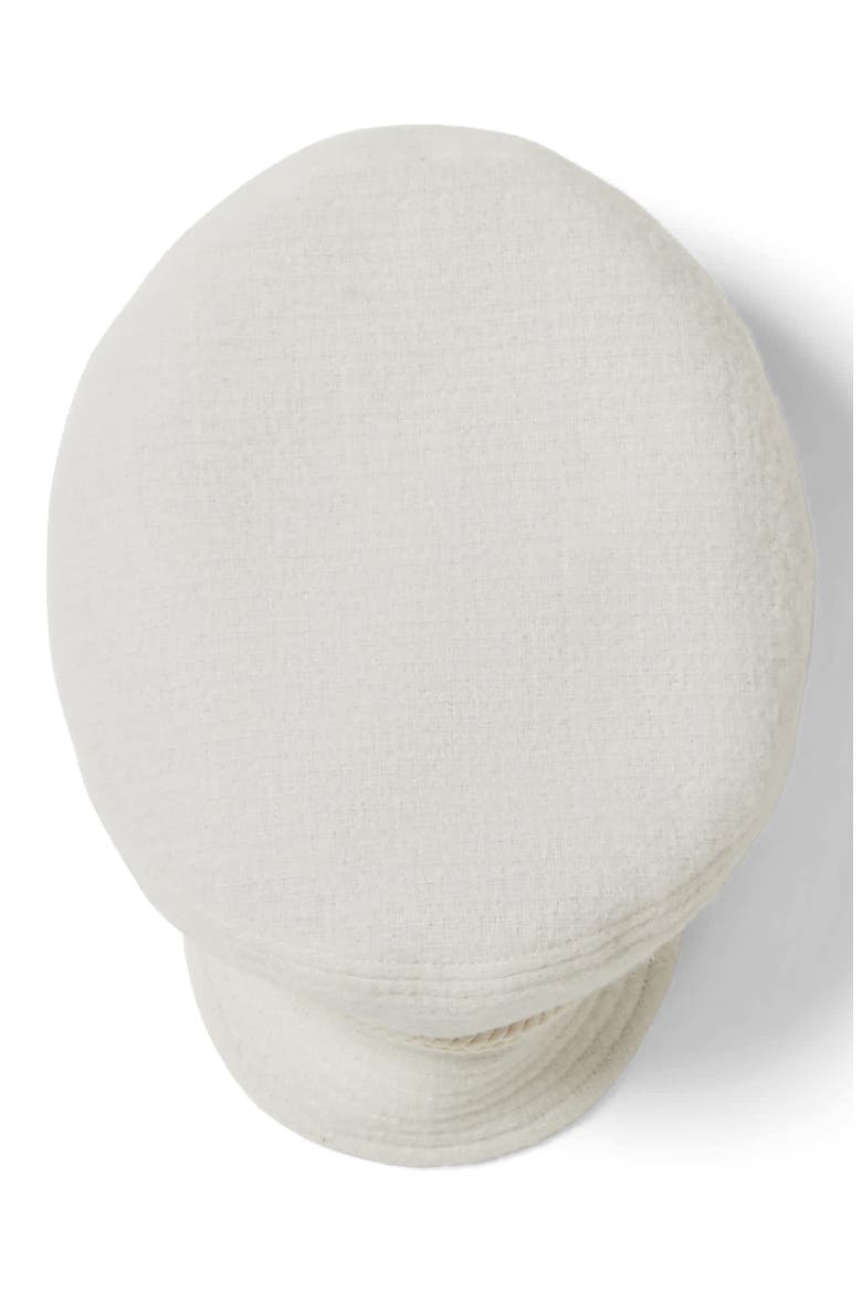 Kayla Bouclé Cap, Alternate, color, OFF WHITE BOUCLE