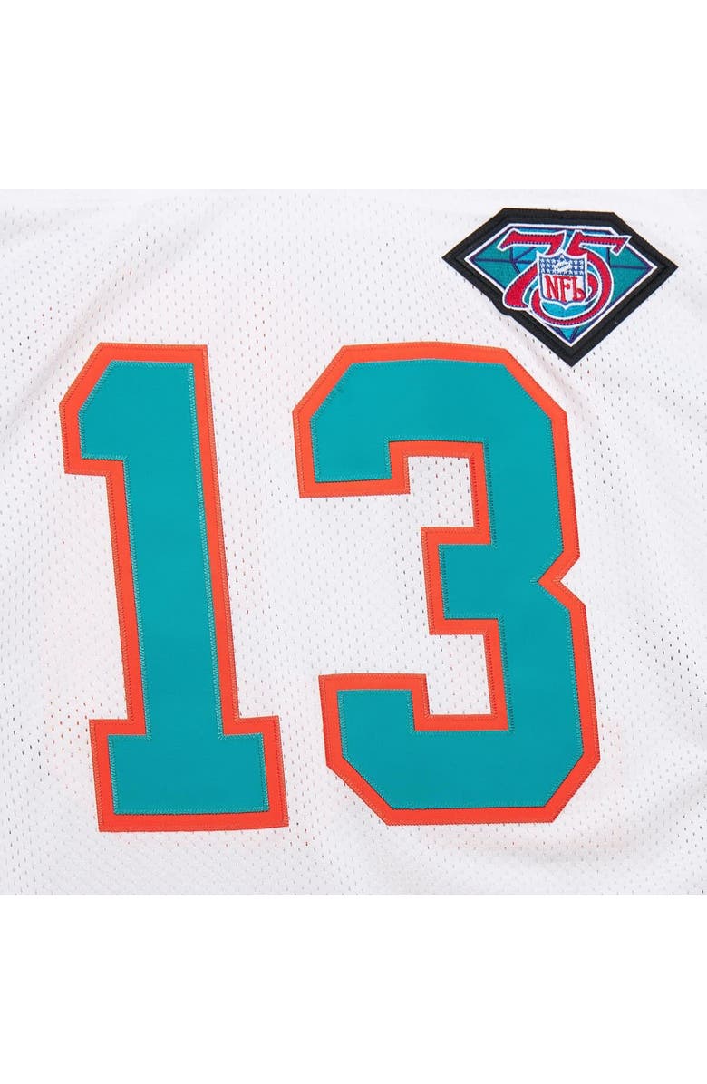 Mitchell & Ness Men's Mitchell & Ness Dan Marino White Miami Dolphins 1994 Authentic Throwback Retired Player Jersey, Alternate, color, White