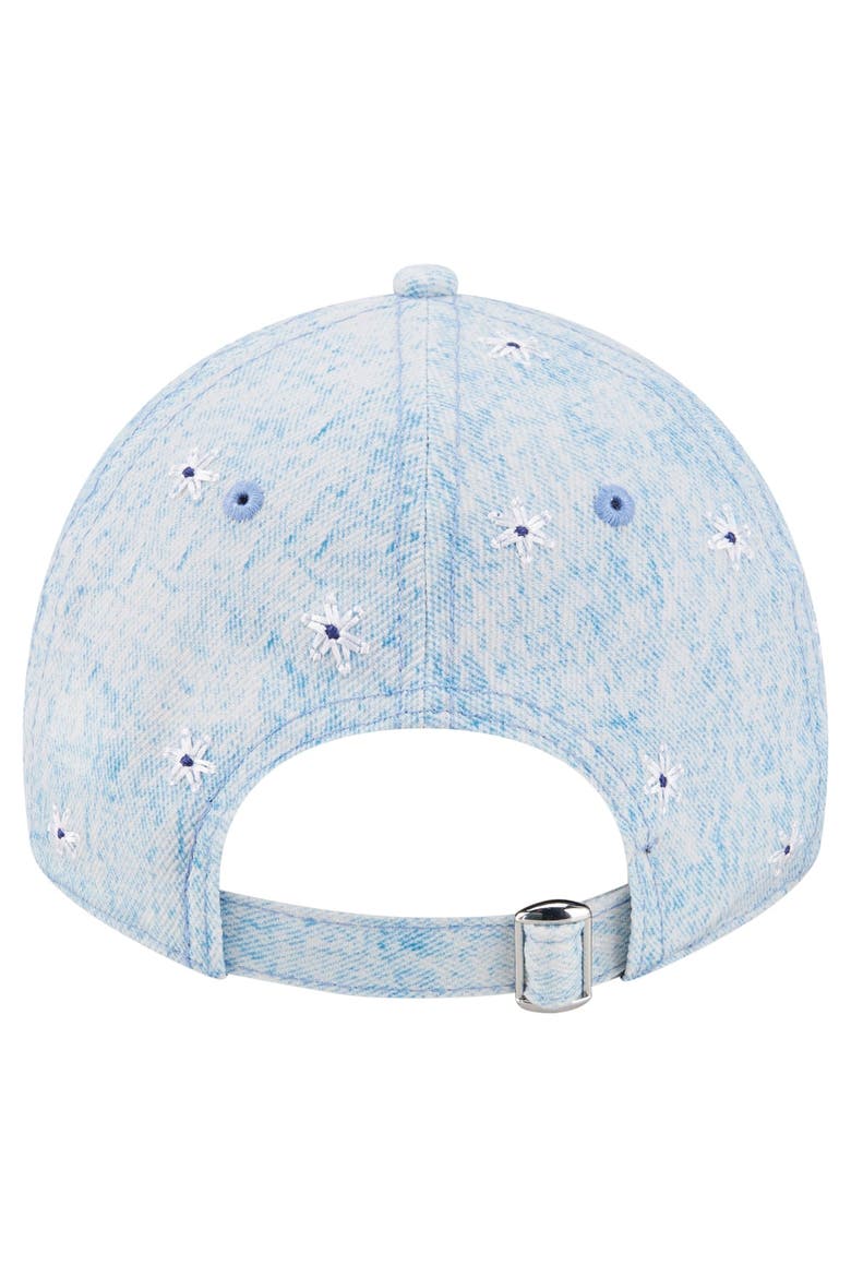 Women's New Era  Light Blue Los Angeles Dodgers Daisy All Over 9TWENTY Adjustable Hat, Alternate, color, Light Blue