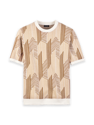 Paul Fredrick Cotton Crewneck Sweater Short Sleeve