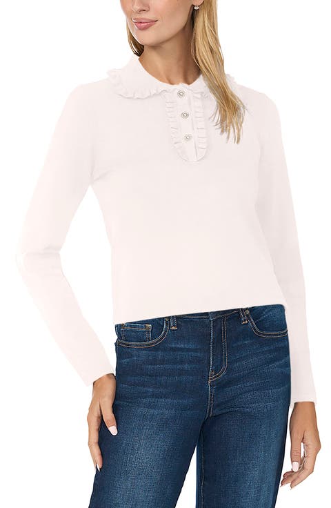 Ruffle Collar Sweater