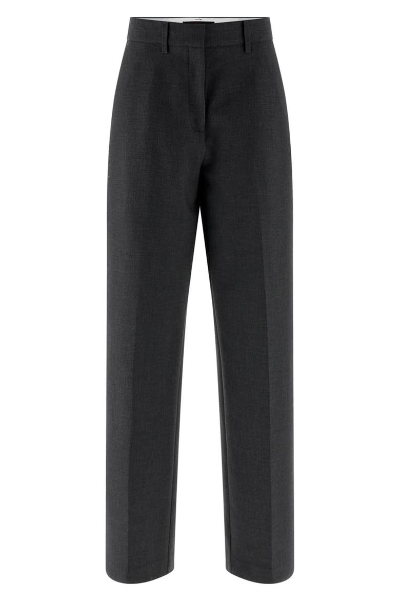 Joandra Flat Front Straight Leg Pants, Alternate, color, LIGHT GREY