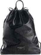 Givenchy Leather Drawstring Backpack