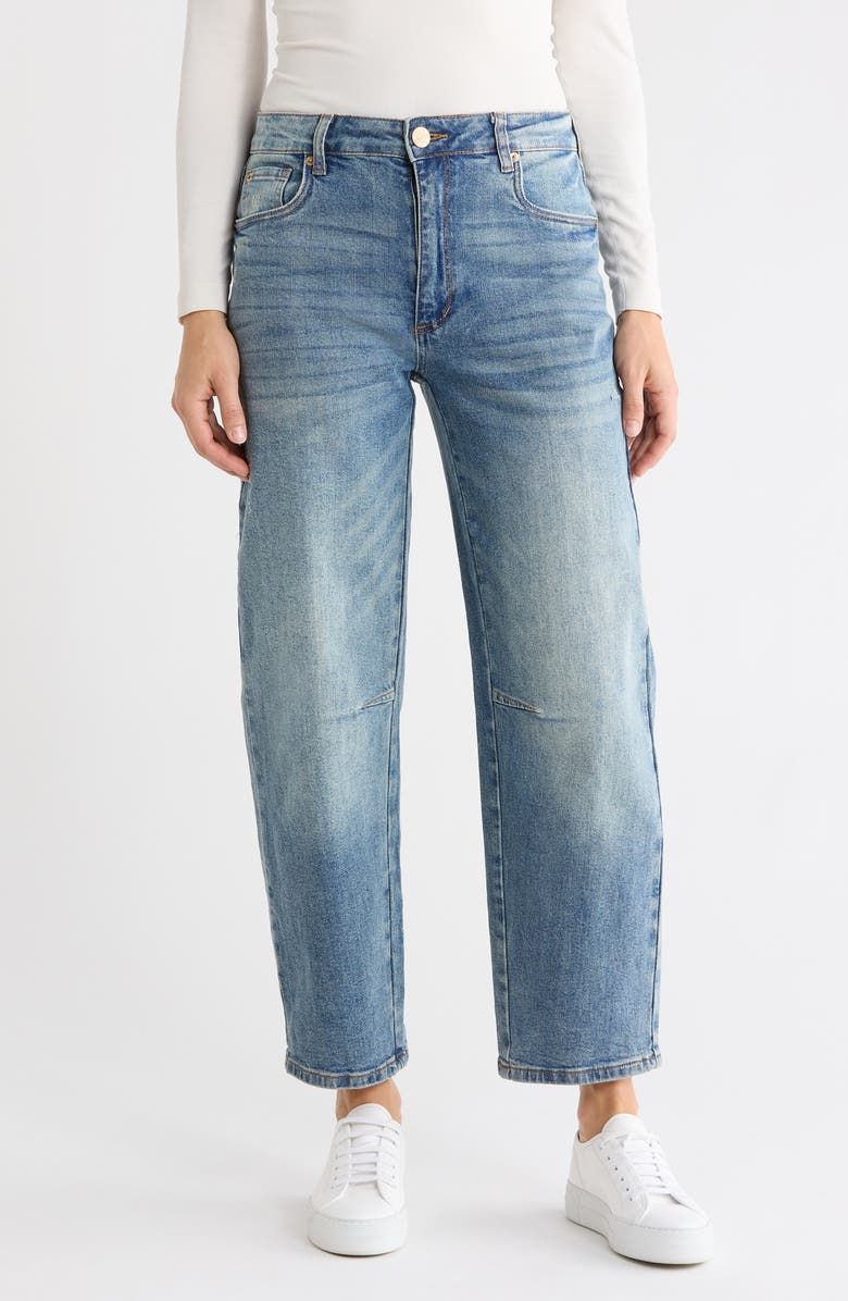 STS Blue Harley Ultra High Rise Barrel Leg Jeans, Main, color, Linden