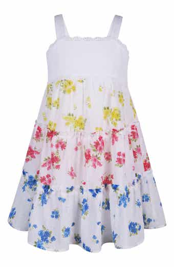 Zunie Kids' Tiered Cotton Sundress