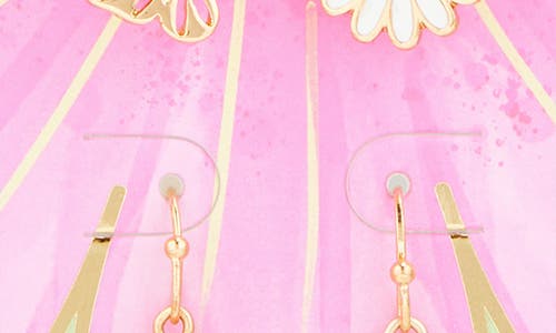 CAPELLI NEW YORK CAPELLI NEW YORK KIDS' SET OF 16 ASSORTED SPRING EARRINGS 