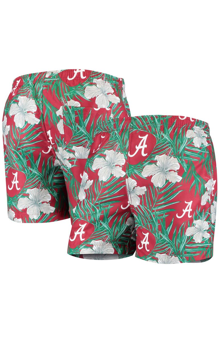 FOCO Men's Crimson Alabama Crimson Tide Swimming Trunks, Alternate, color, 