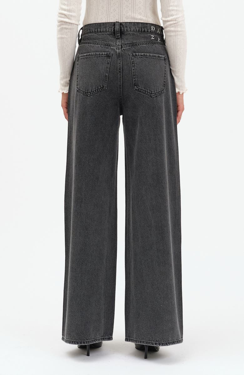 DAZE The Wanderer Rhinestone Wide Leg Jeans, Alternate, color, Starlit Night