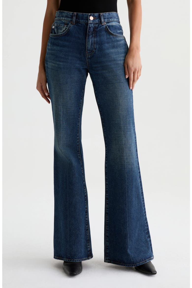 Georgia Bootcut Jeans, Main, color, INDIGO TONE