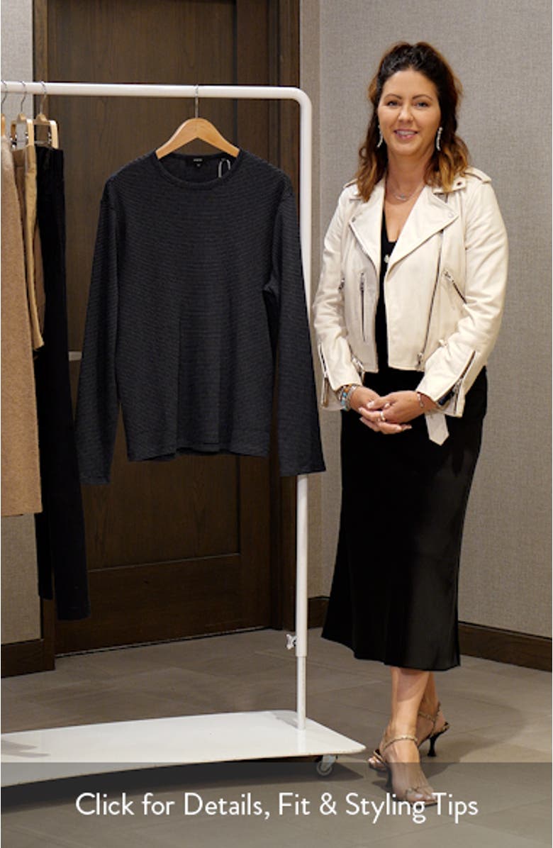 Feed Stripe Thermal Knit Long Sleeve T-Shirt, sales video thumbnail