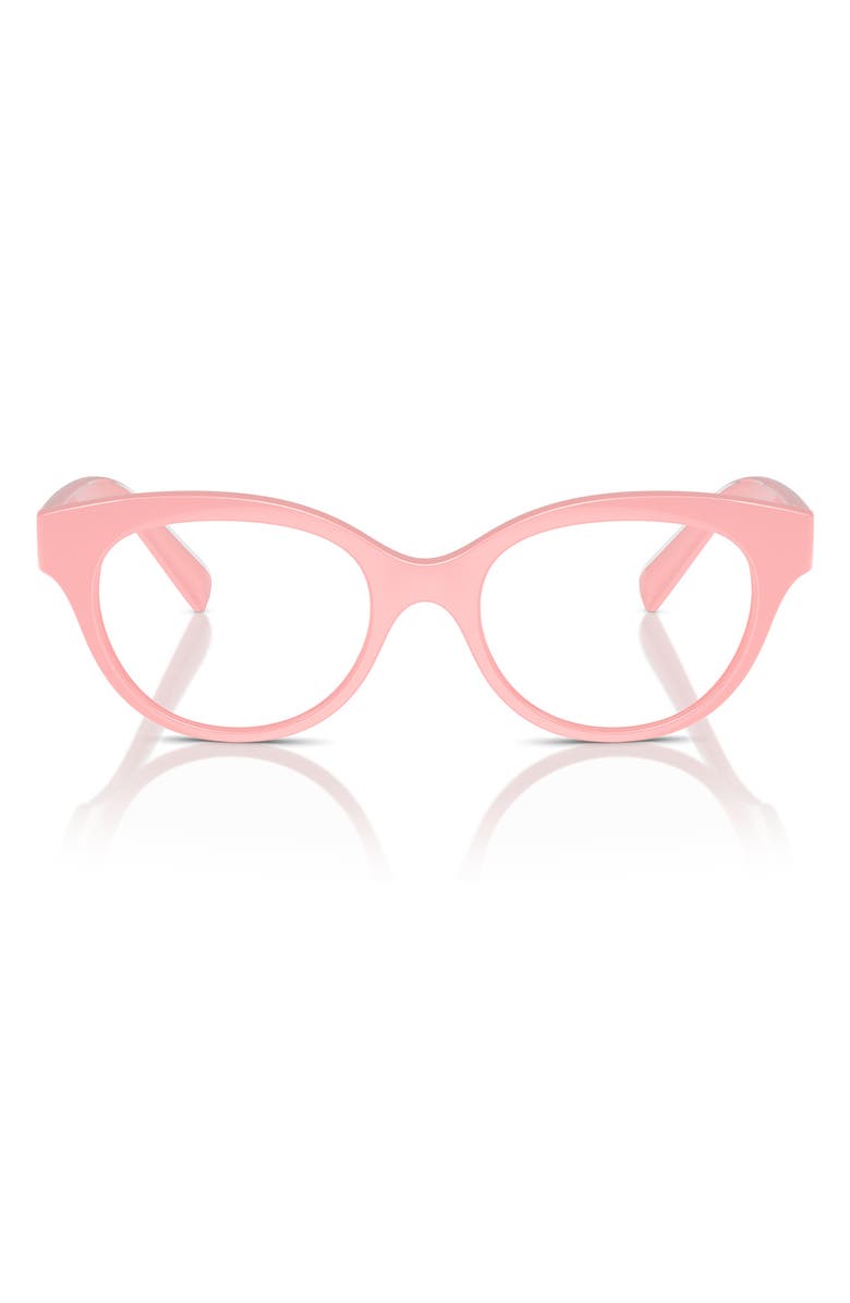 Dolce&Gabbana Kids' 46mm Phantos Optical Glasses, Main, color, Pink / Demo Lens