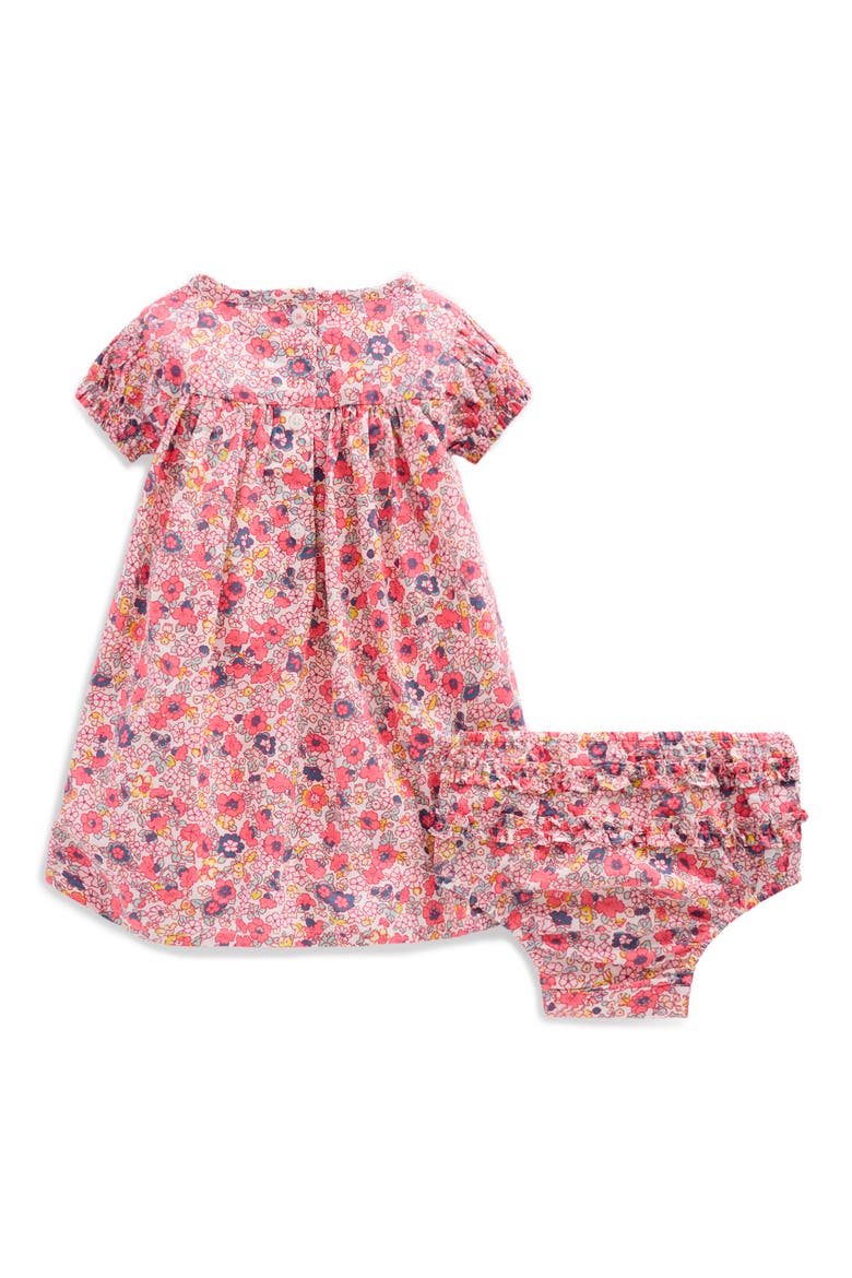 Floral Cotton Dress & Bloomers Set, Alternate, color, MULTI DITSY FLORAL