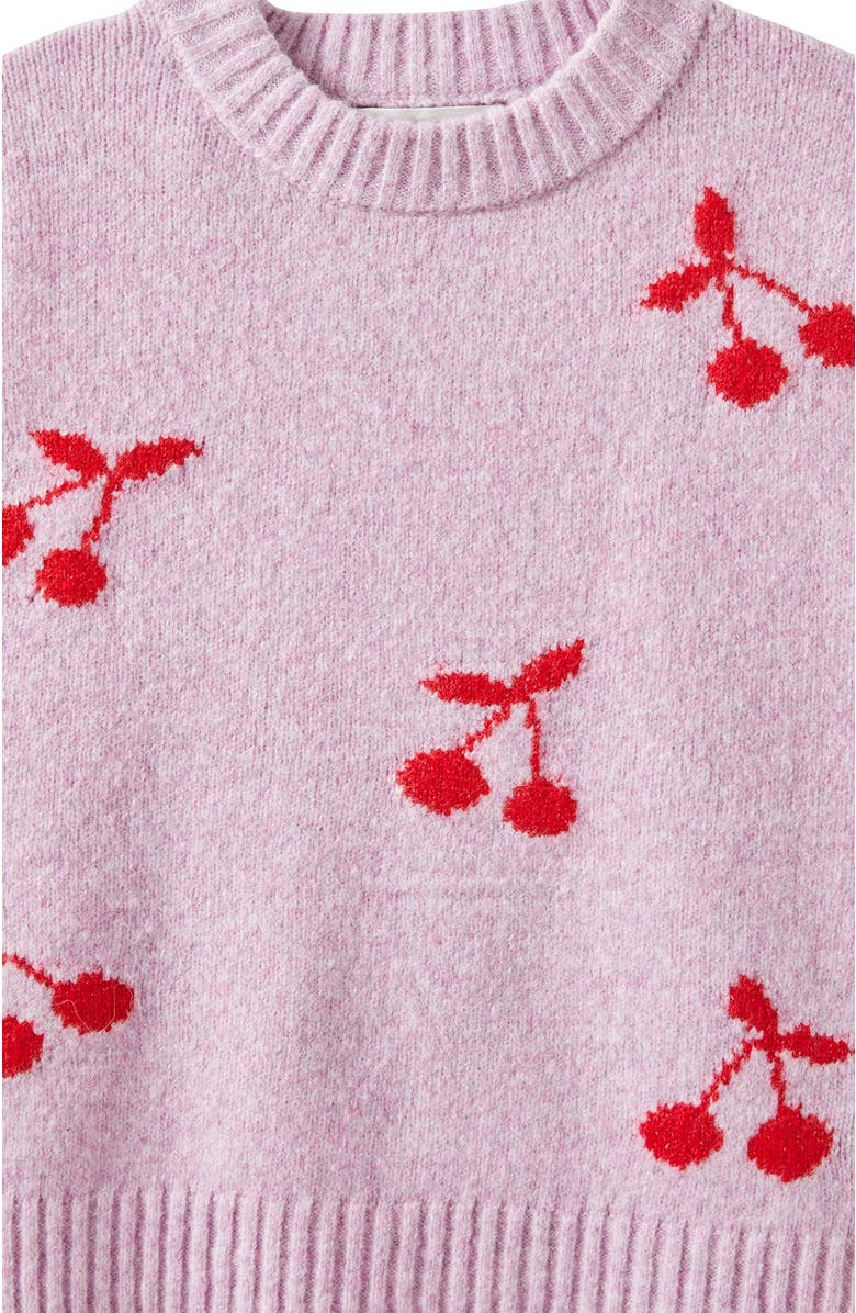 Cotton On Kids Kid's Soft Knit Sweater, Alternate, color, Chaulky Mauve Marle Red