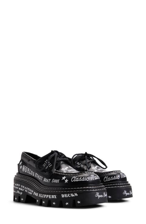 x MONSE Authentic Original 2-Eye Lug Boat Shoe (Women)