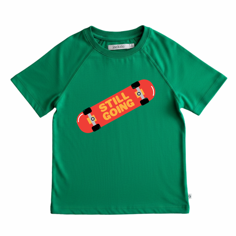 Kids' Organic Cotton Skateboard Graphic T-Shirt (Toddler, Little Kid, & Big Kid)