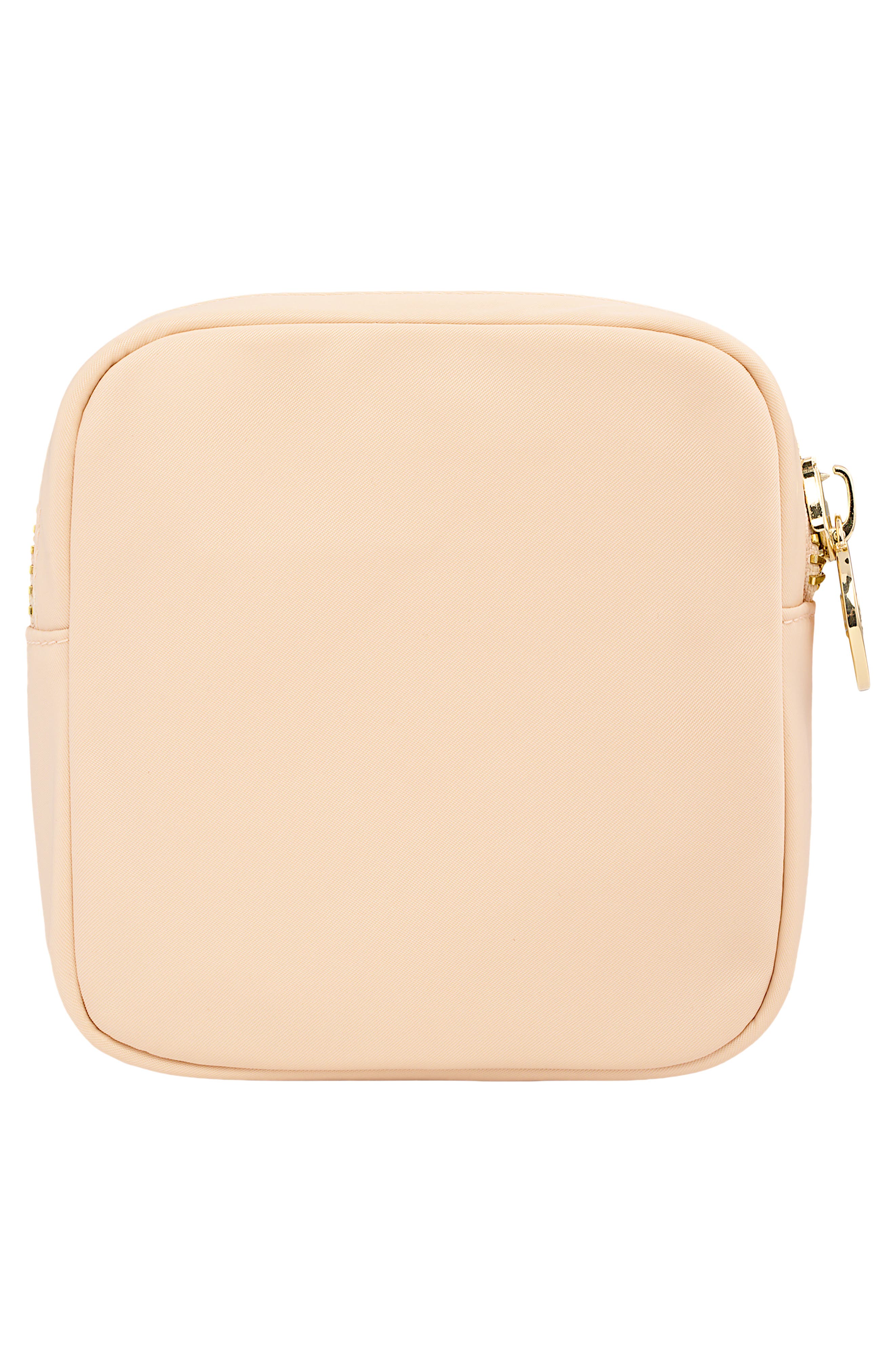 Mini Do Not Disturb Embroidered Pouch, Alternate, color, SAND