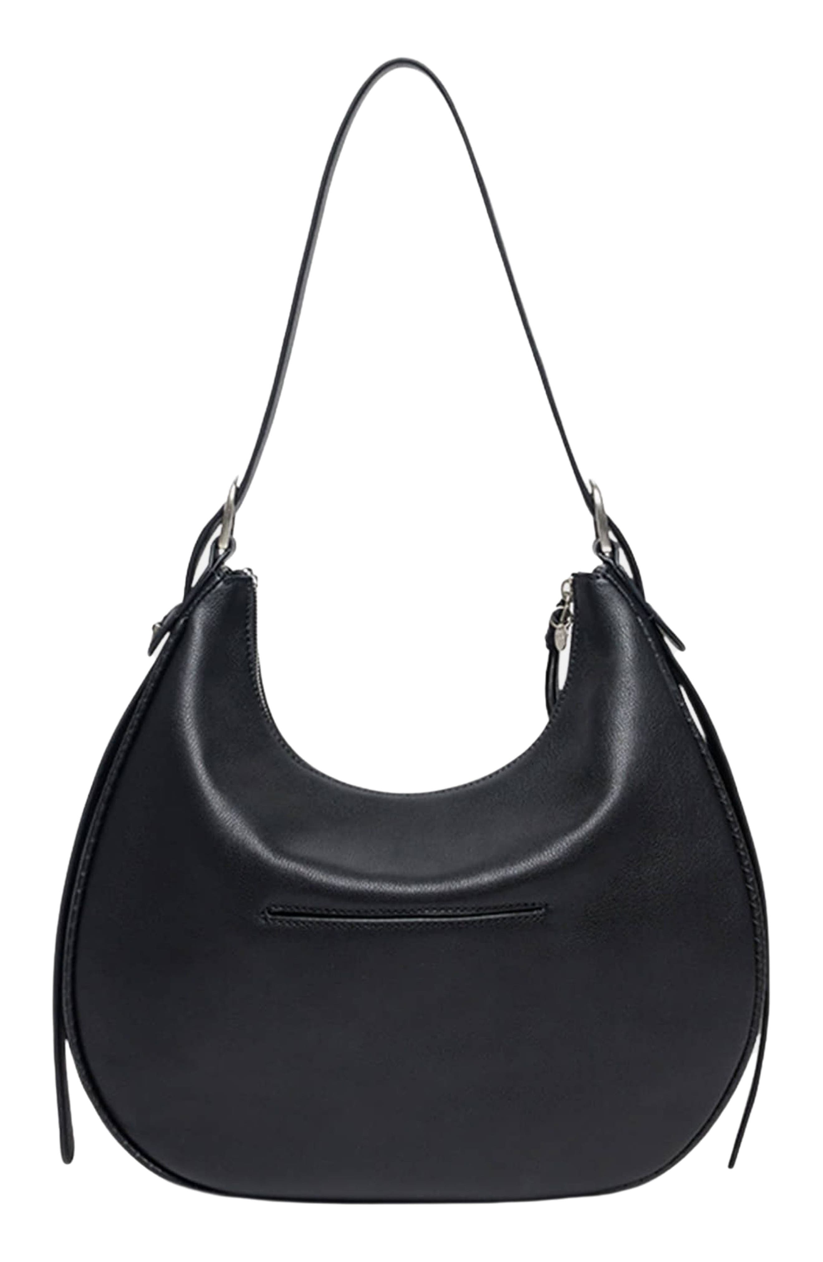 Oryany Lauren Leather Shoulder Bag, Alternate, color, Black